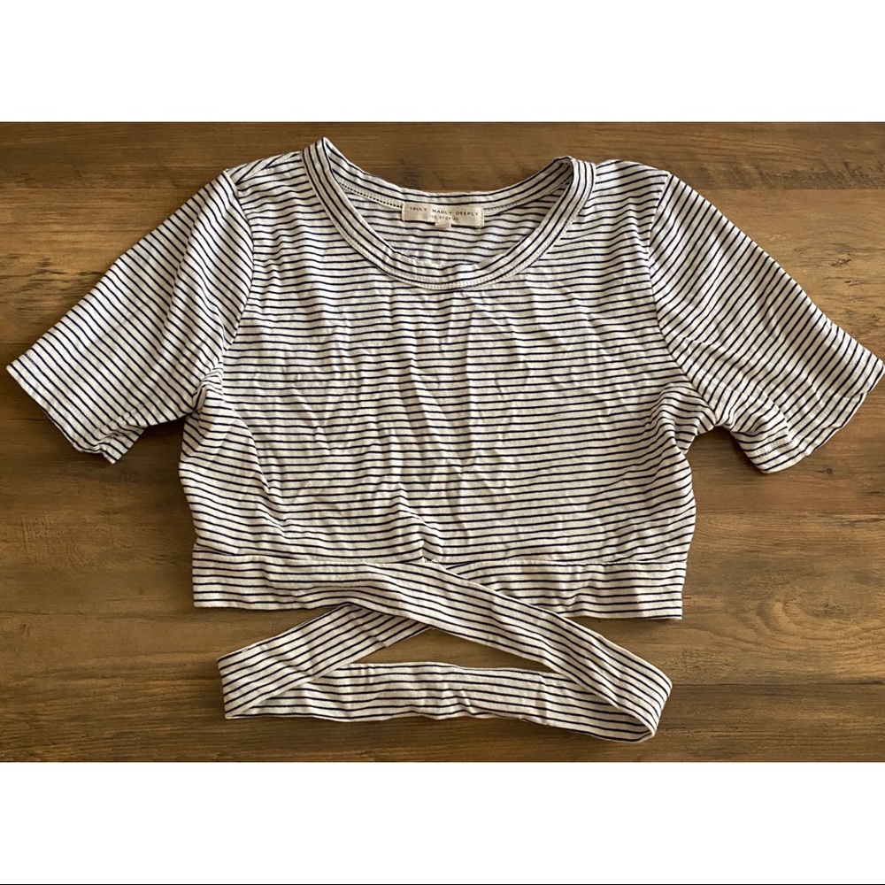 Urban Outfitters// Criss Cross Crop Top
